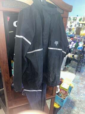 Nelson-Rigg AX-1 Vented Motorcycle Rain Suit Jacket and Pants Set XL